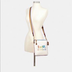 COACH - Jes Slim Crossbody With Rainbow Horse And Carriage LGBTQ+